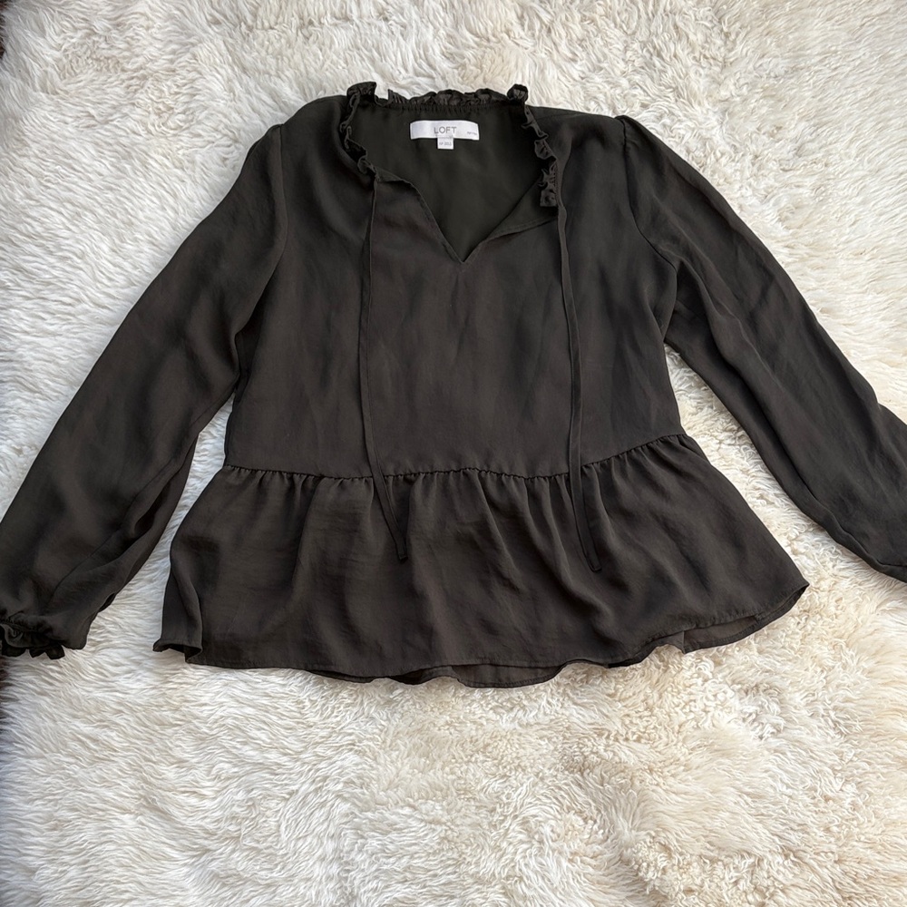 Loft Olive Top